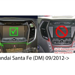 ACV 381143-25 Адаптер за 2-DIN за Hyundai Santa Fe 2012>