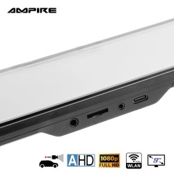 Ampire CPS091  smartphone огледало монитор 22.9cm (9") с AHD преден видеорегистратор