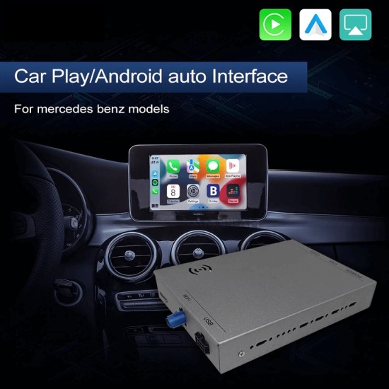 Eway безжичен CarPlay и Android Auto интерфейс за Mercedes с NTG 6 MBUX