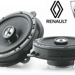 Focal IC RNS 165 говорители за фабрично вграждане за Renault, Dacia, Nissan, Smart, Lada, Samsung - 165 mm, 60W RMS
