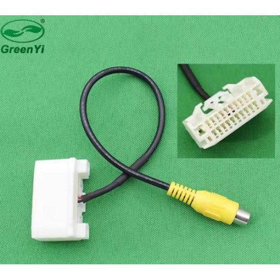 GreenYi JP001 кабелен преход за вход за NTSC камера за Jeep Compass, Wrangler, Patriot