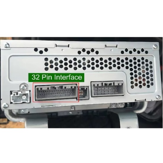 GreenYi JP023 32-пинов кабелен преход за вход за NTSC камера за Honda Civic, CRV, CR-V 2011-2016 с 5" екран