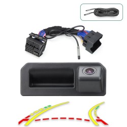 GreenYi MQB 8034 задна камера за Audi Q2/Q3/Q5/A5, Skoda Karoq/Kodiaq/Kamiq, Porshe Cayenne, VW Passat/Polo/Bora/T-Cross/Jetta, Seat Arona 1280x720P