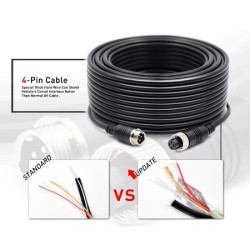 GreenYi P15 4 Pin 4 пинов удължителен видео кабел за камера 15 метра aviation video cable