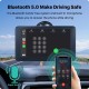 GreenYi T86 7" FHD IPS монитор с безжичен CarPlay, безжичен Android Auto
