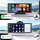 GreenYi T89 9" IPS Full HD монитор с безжичен CarPlay, безжичен Android Auto