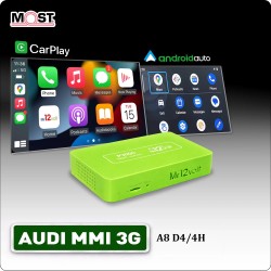 Mr12Volt P3000-AU3G8 Безжичен Apple CarPlay и Android Auto за Audi MMI 3G / 3G+ Audi A8 D4 / 4H 2010-2017