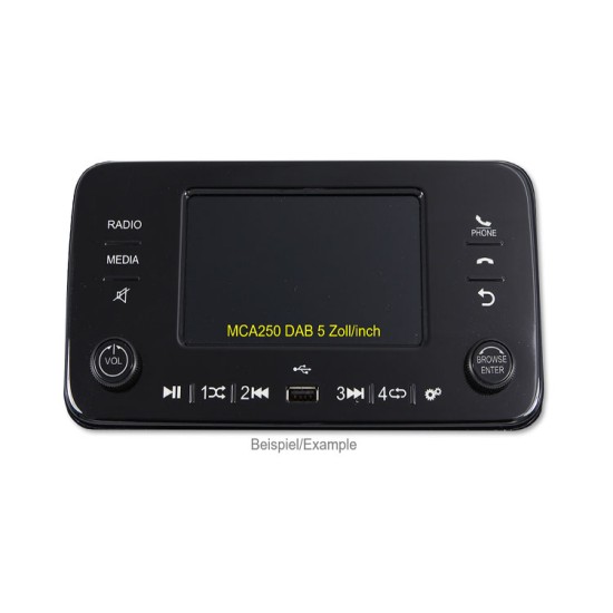 Navlinkz HDA-UCON5-250 Видео и камера интерфейс за  5" MCA250 Citroen Jumper, Fiat Ducato, Opel Movano, Peugeot Boxer, Toyota Proace