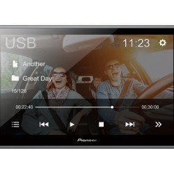 Pioneer DMH-A555BT 2-DIN 9" мултимедия с USB, Bluetooth, WebLink, FLAC
