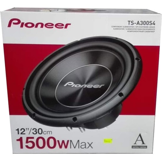 Pioneer TS-A300S4 12" Subwoofer 500W RMS