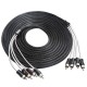 Recoil PCI420 4RCA чинч кабел RCA Premium OFC 6 m с двойно екраниране