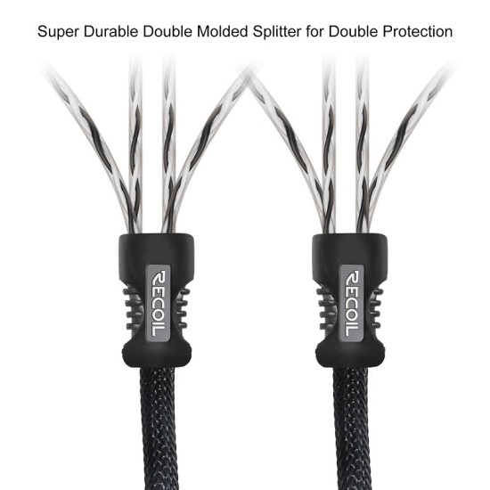 Recoil PCI420 4RCA чинч кабел RCA Premium OFC 6 m с двойно екраниране
