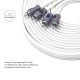 Recoil RMI417 Морски чинч кабел OFC 4RCA-4RCA 510 cm
