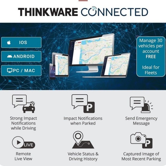 Thinkware Dash Cam Q850 Pro Преден видеорегистратор